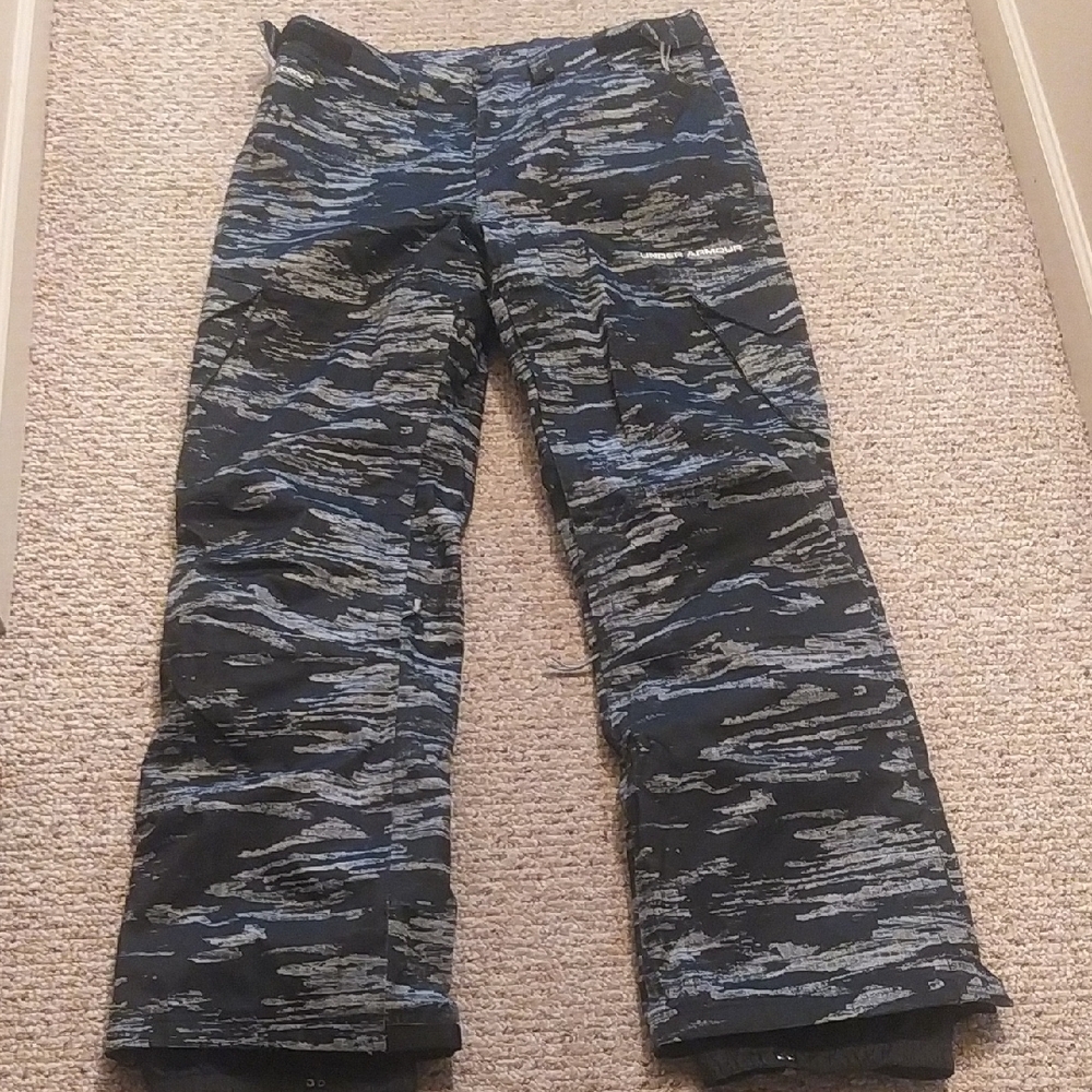 Under Armour Gray Cargo Snow Pants